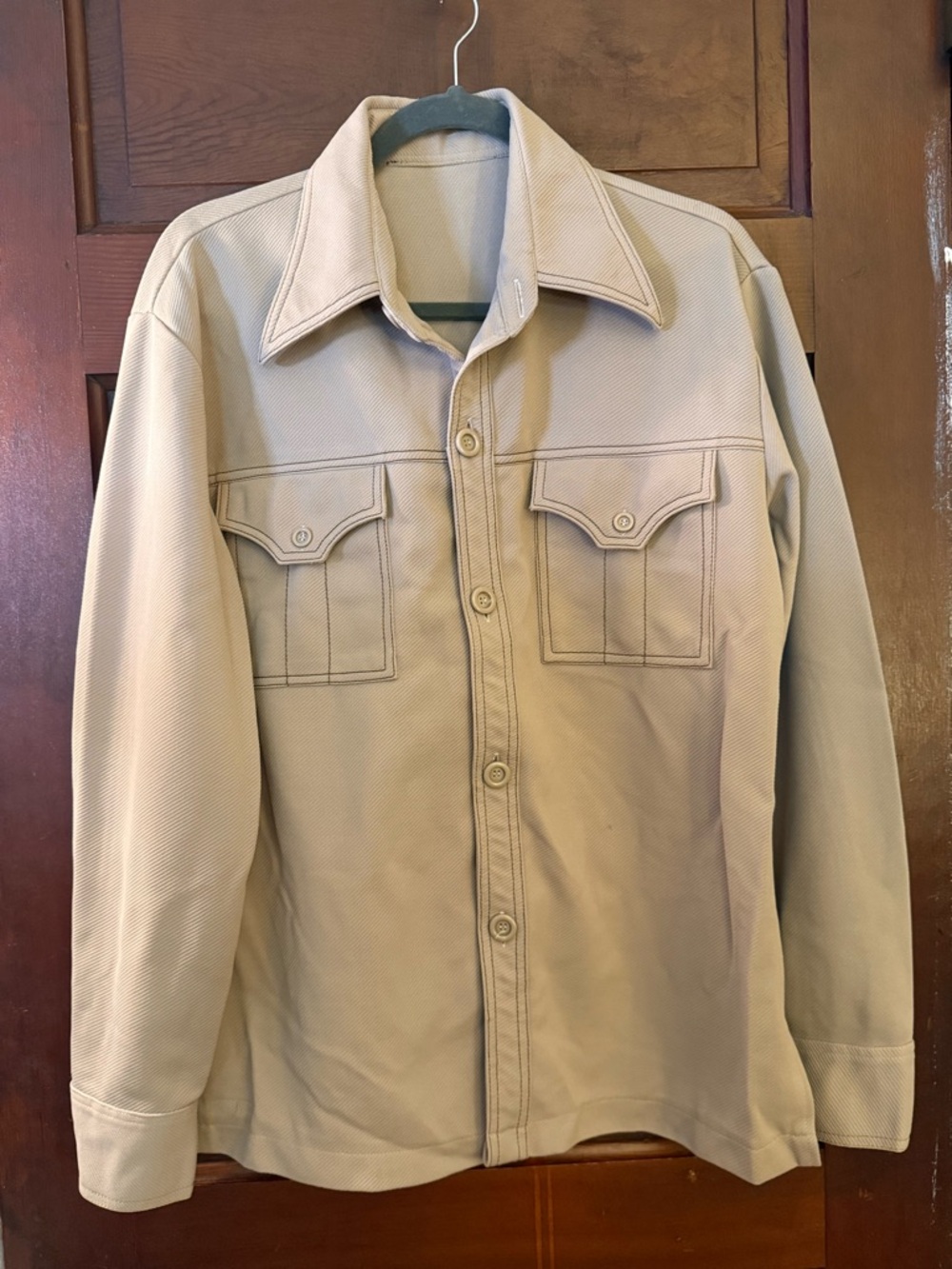Leisure Suit 1970s Polyester Cellini Brand Vtg 34x31 Med Top Disco Costume